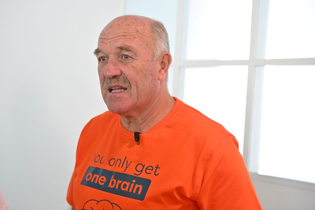 Rugby league legend Wally Lewis at an Chronic traumatic encephalopathy (CTE) event hosted by Dementia Australia at Parliament House in Canberra, Tuesday, February 27, 2024