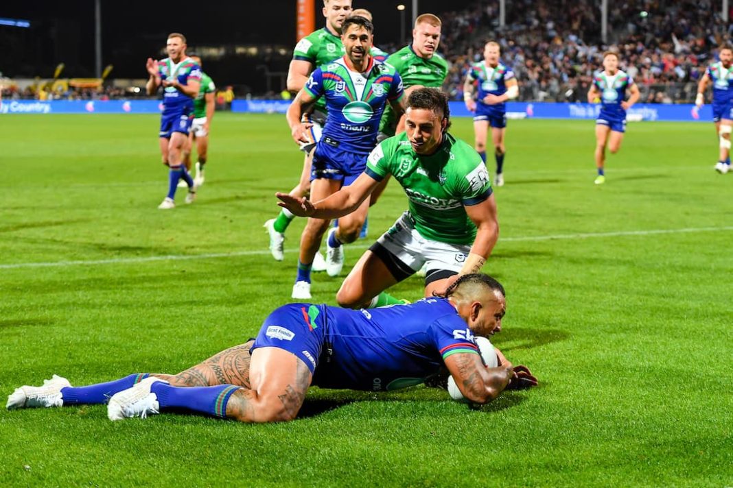 Warriors hold out Raiders for first win of NRL season