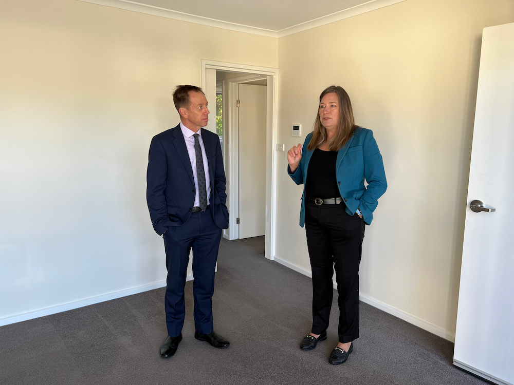 Ministers Shane Rattenbury and Yvette Berry. Photo supplied