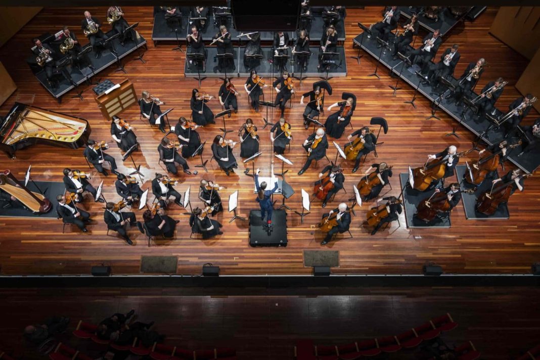 The Canberra Symphony Orchestra performing. Photo: Martin Ollman