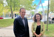 ACT Greens leaders Shane Rattenbury and Rebecca Vassarotti. Photo provided