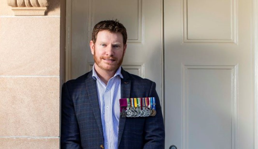 Daniel Keighran VC, the new patron of Lifeline Canberra. Photo: Lifeline Canberra