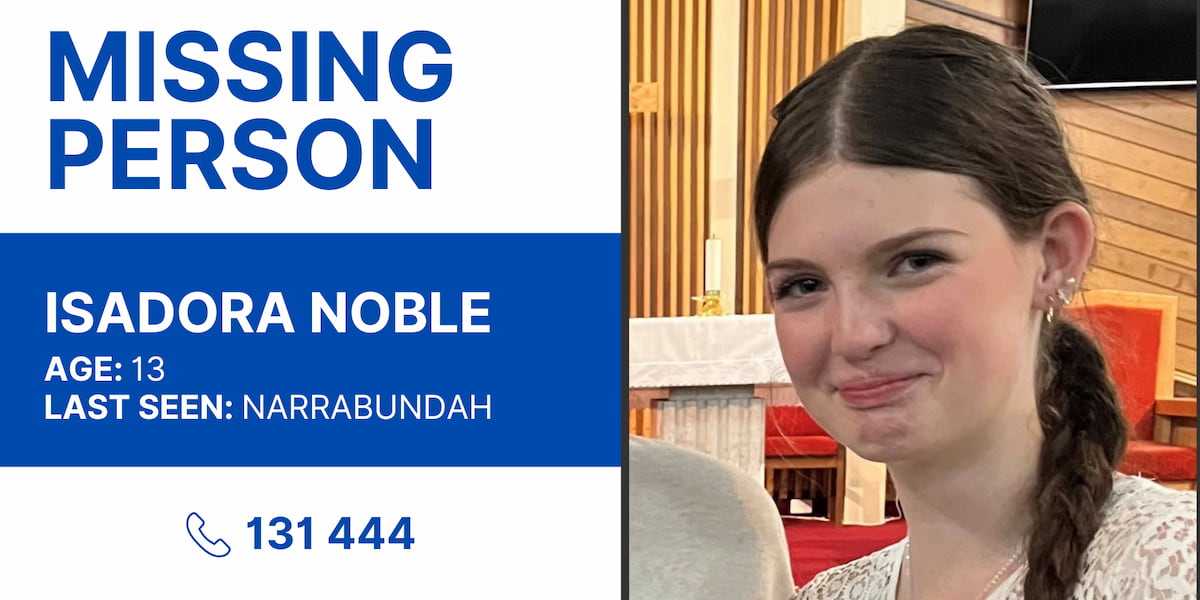 13-year-old girl Isadora Noble missing | Canberra Daily