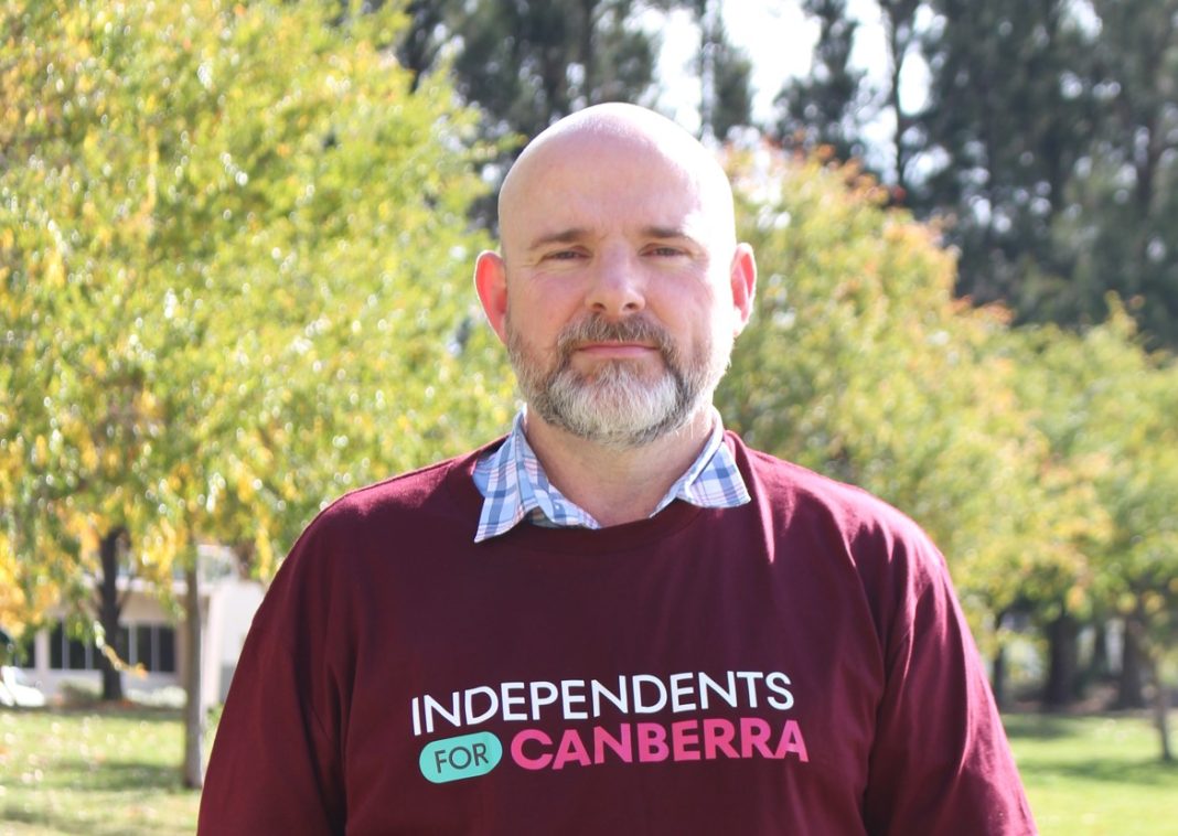 Acting Inspector Mark Richardson is Independents for Canberra's first endorsed candidate. Photo supplied