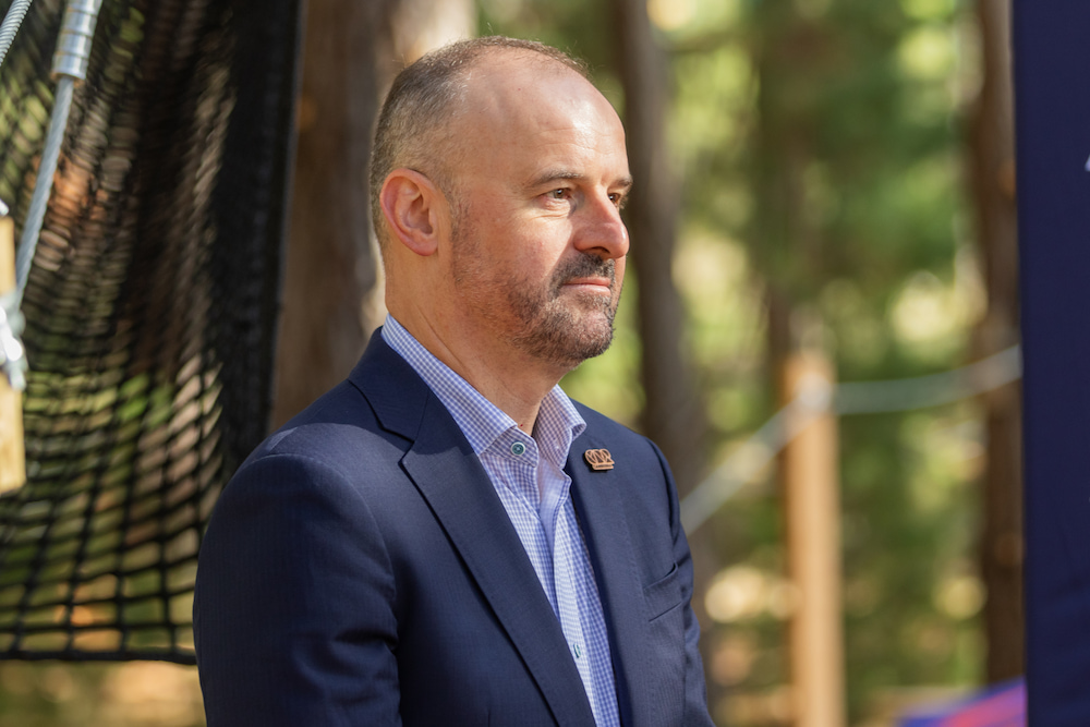 Chief Minister Andrew Barr. Photo: Jordan Mirchevski