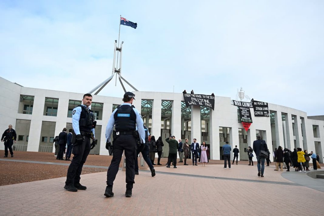 Security review launched into Parliament House protest