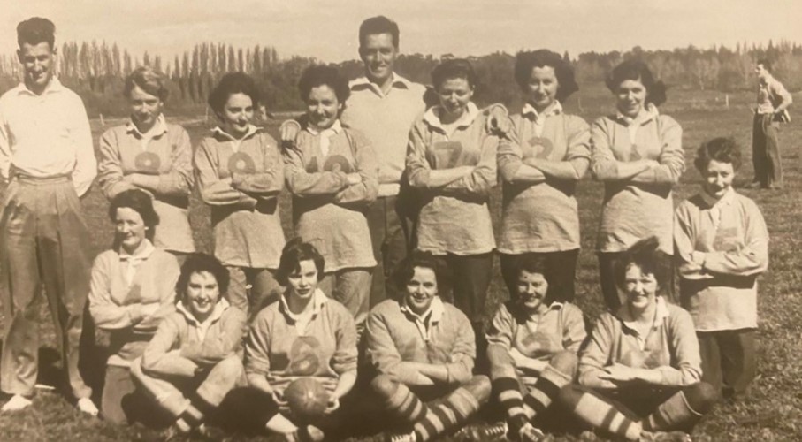 Canberra Royals’ First Women’s team in 1956. Photo supplied