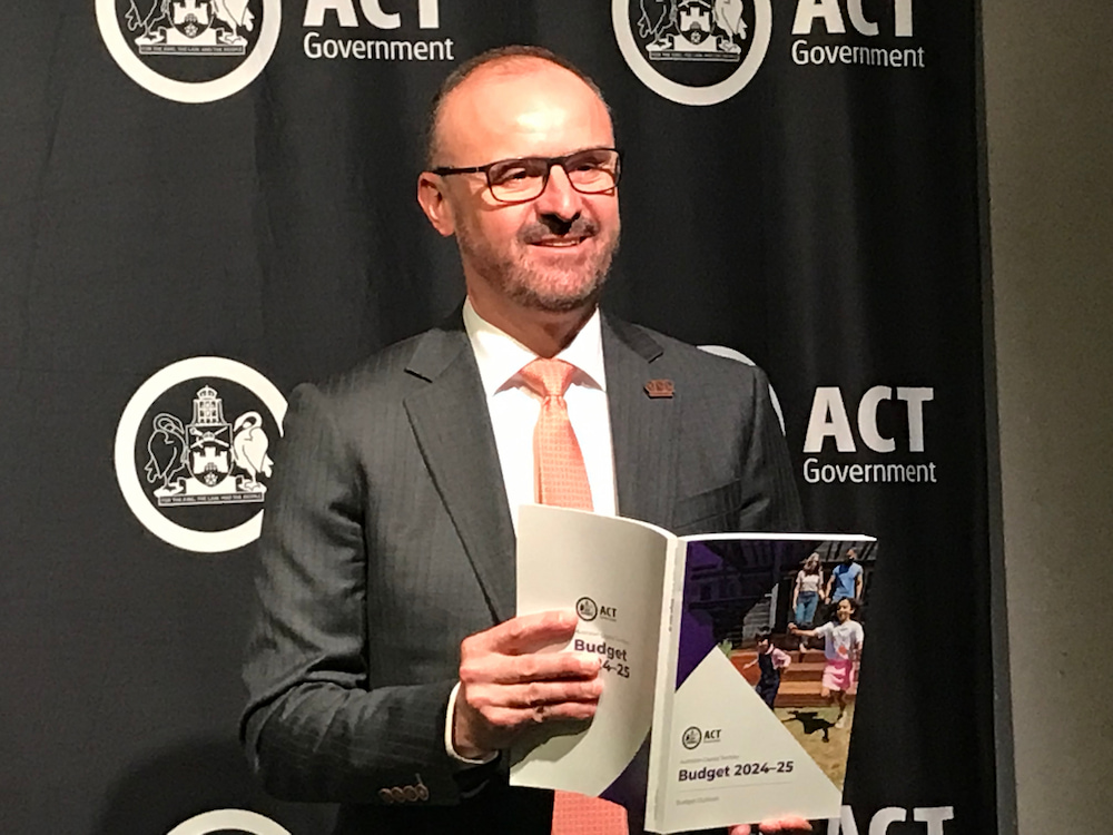 Chief Minister and Treasurer Andrew Barr. Photo: Nicholas Fuller