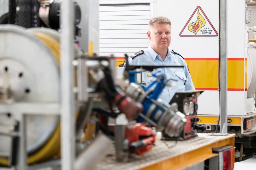 ACT Rural Fire Service chief officer Rohan Scott