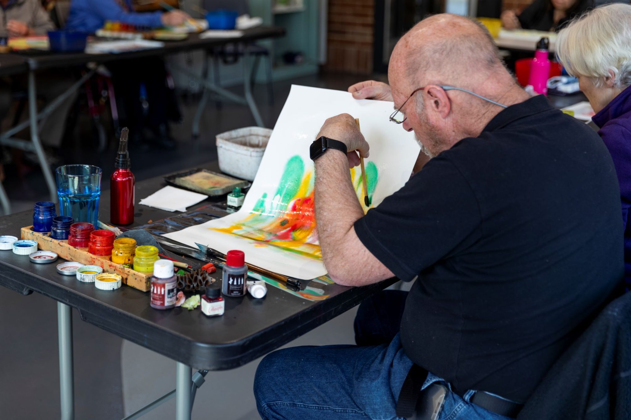 Art becomes therapy in Painting with Parkinsons
