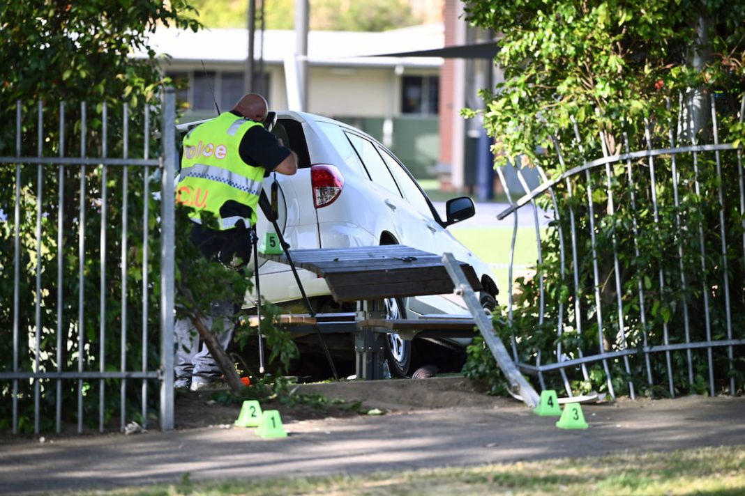 fatal Melbourne primary school car crash