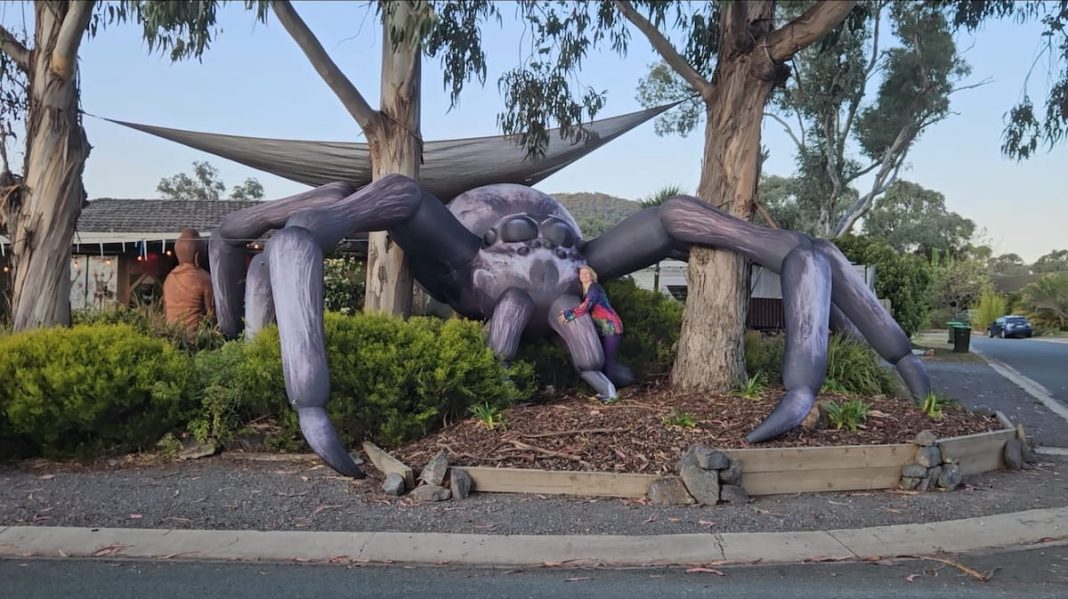 Mortein the giant inflatable spider