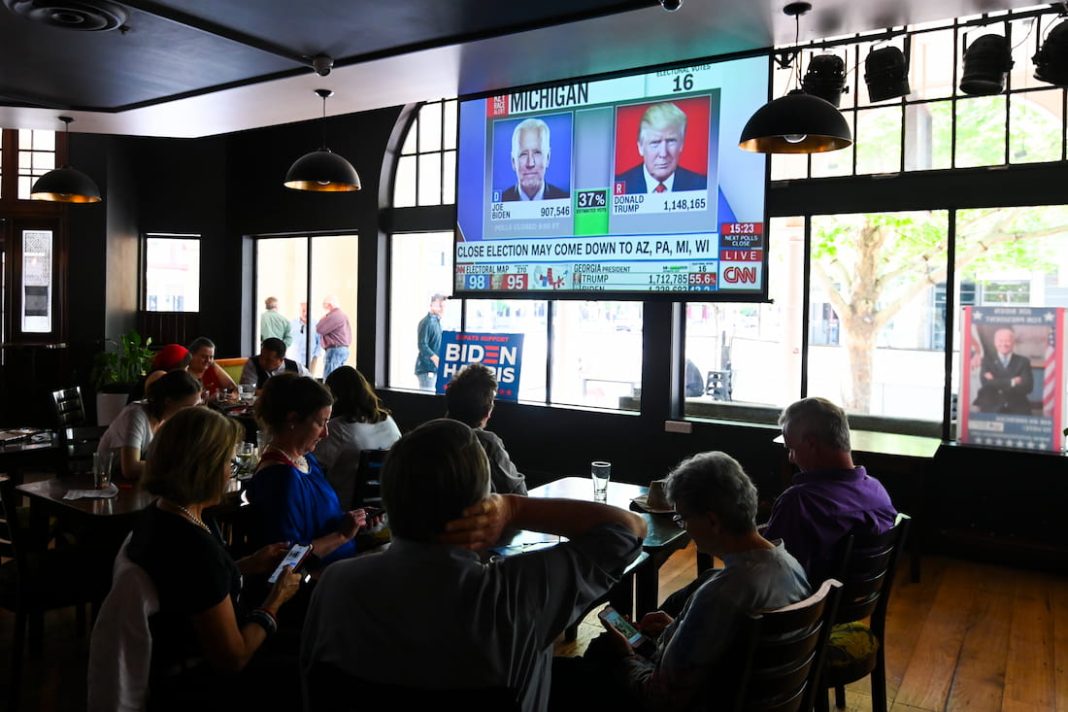 Australians watching 'historical' US election