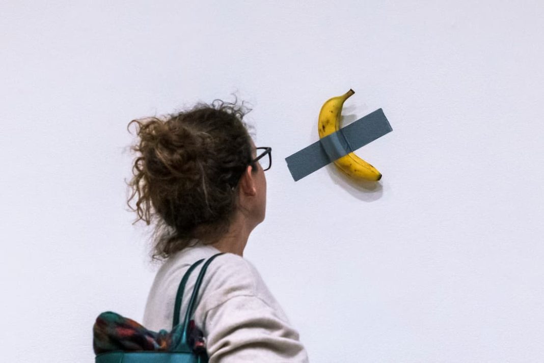 Duct-taped banana to sell for at least $A1.5m