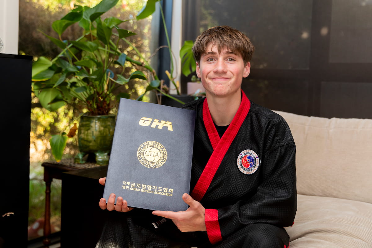 Canberra to Korea, local teen takes home prestigious Hapkido belt