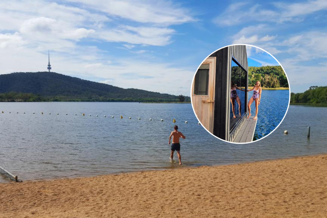 Floating saunas are set to come to Lake Burley Griffin in early 2025.