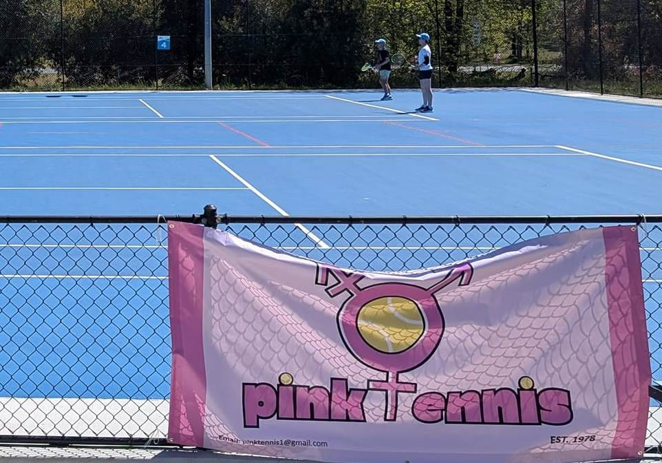 pink tennis