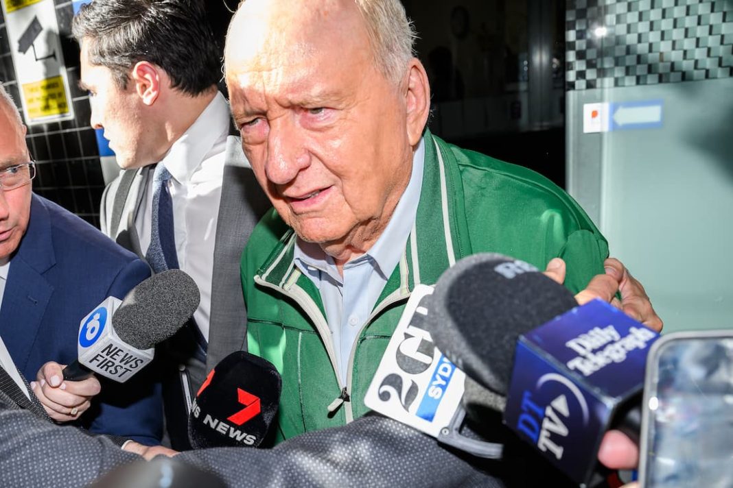 Alan Jones is facing an additional eight charges. (Bianca De Marchi/AAP PHOTOS)