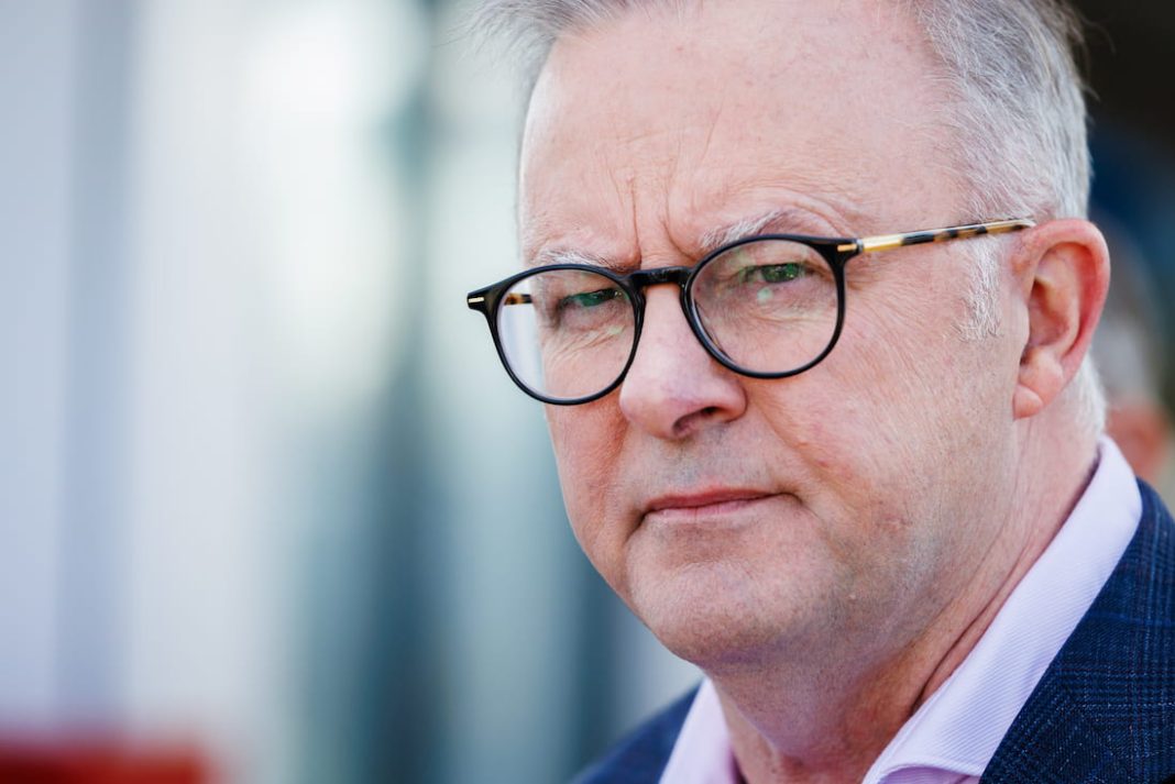 Prime Minister Anthony Albanese's character has been called into question in the latest Newspoll. (Richard Wainwright/AAP PHOTOS)