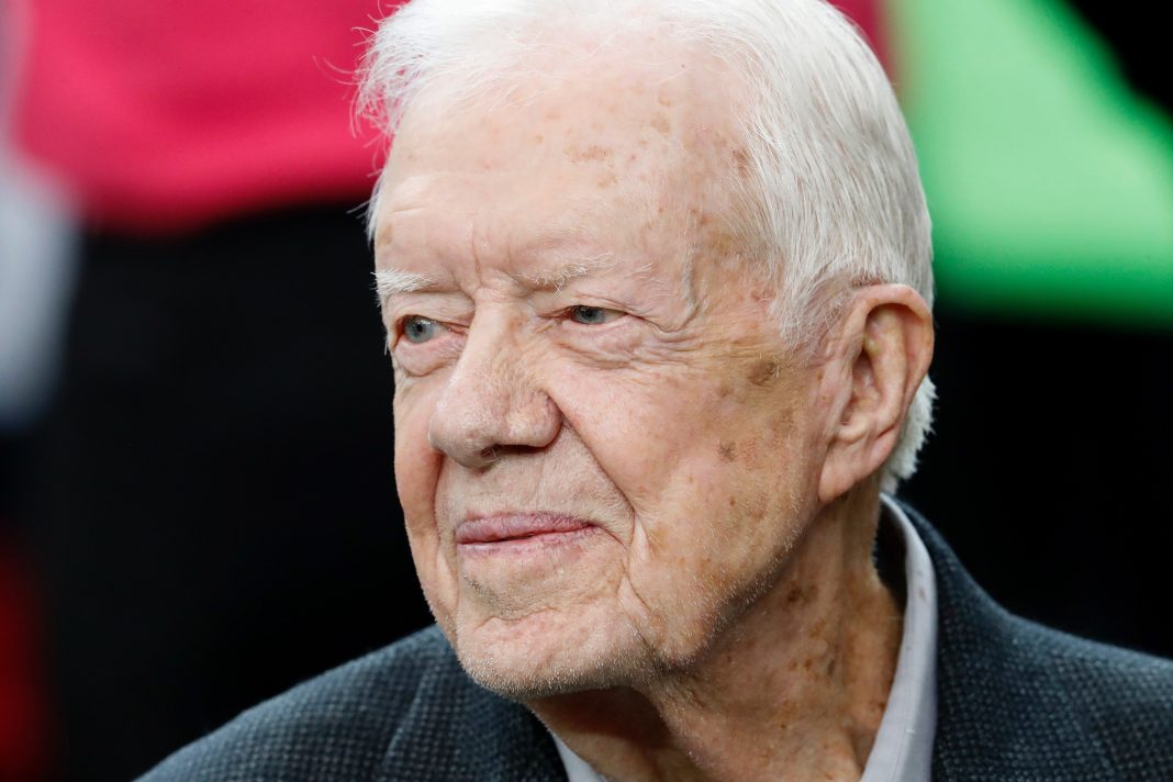 Former US President and Nobel prize winner Jimmy Carter has died at the age of 100. (AP PHOTO)