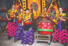 Prosperous Mountain Lion Dance - group shot cropped