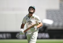 Mitch Marsh may have played his last Test match after being dropped for the SCG clash with India. (Dean Lewins/AAP PHOTOS)