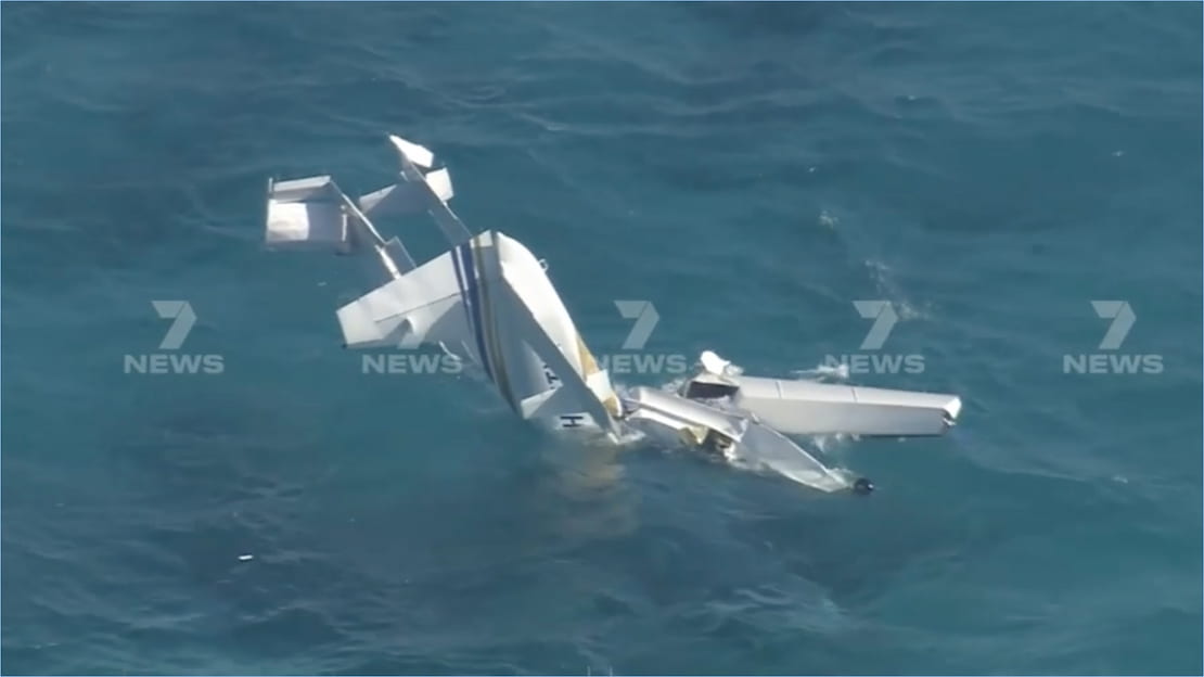 Three missing after four rescued from seaplane crash near Rottnest