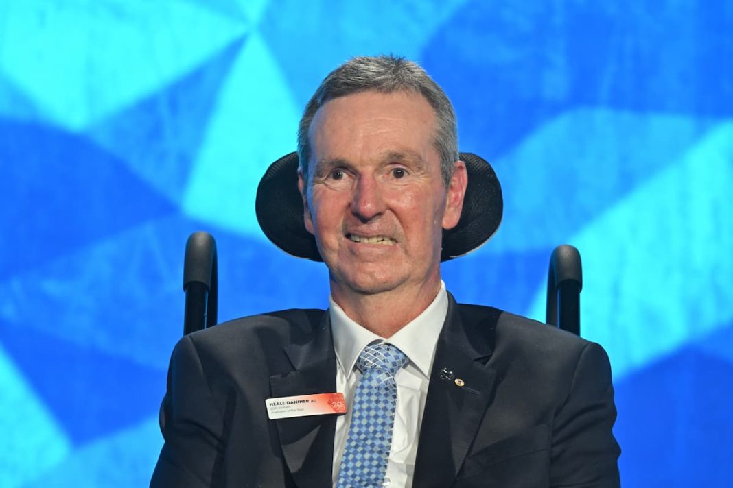 Neale Daniher was named Australian of the Year for his efforts against motor neurone disease. (Mick Tsikas/AAP PHOTOS)