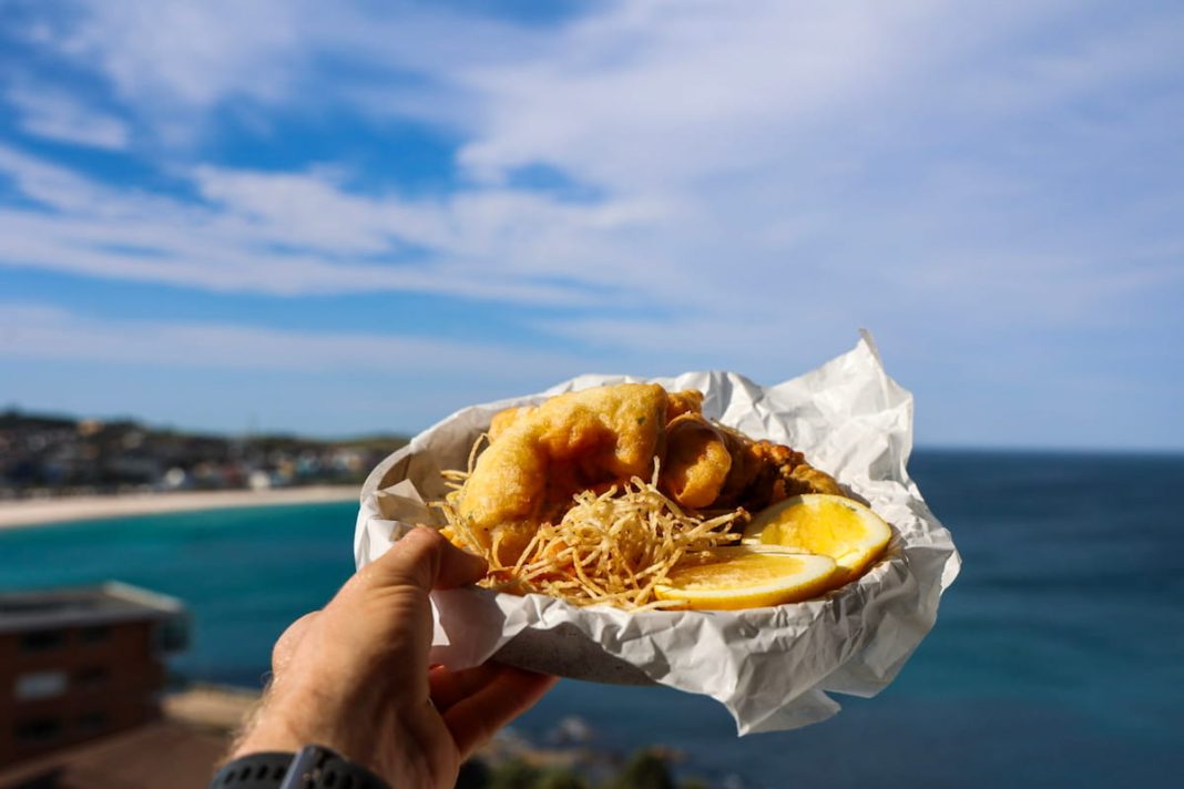 Beer Battered Barramundi & Chips