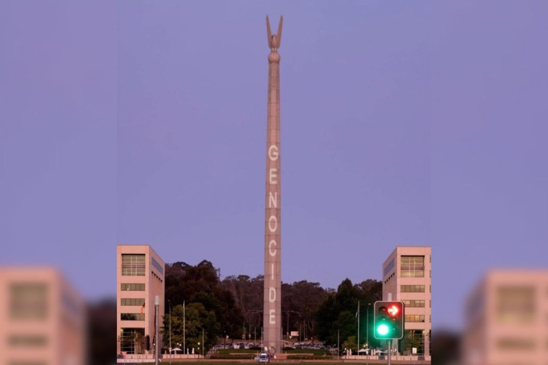 Artist harnesses Canberra’s iconic American eagle