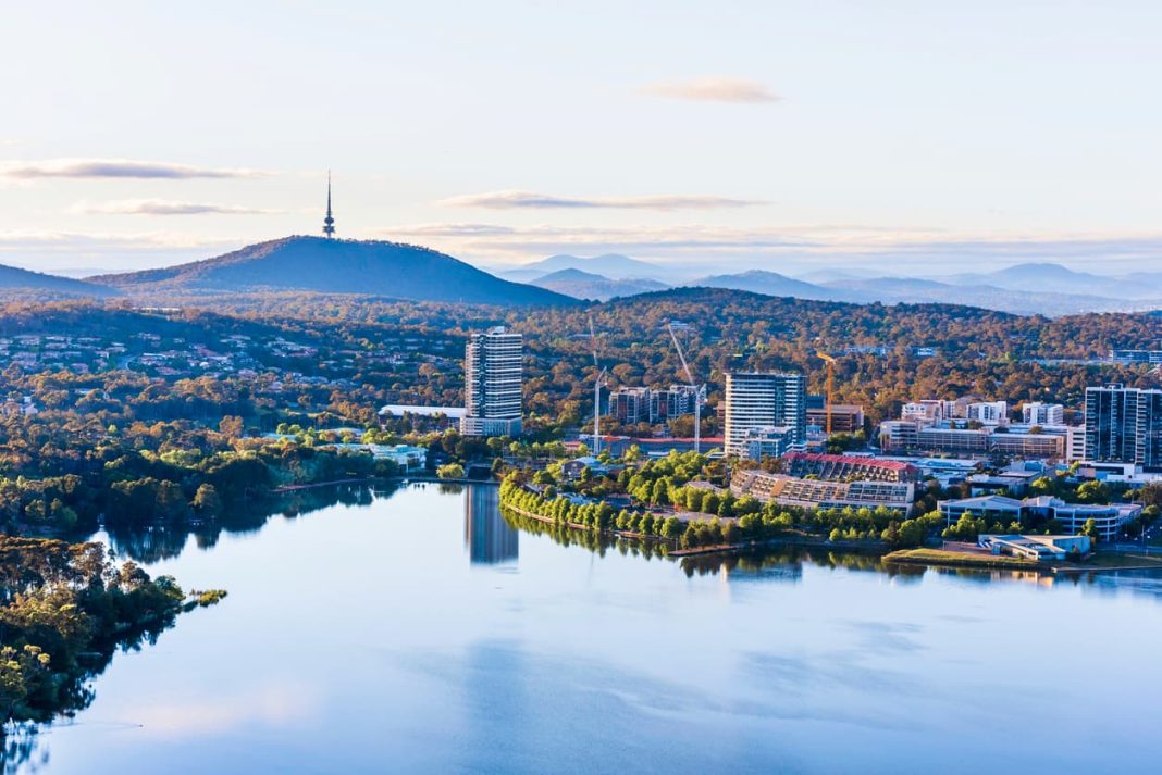 canberra stock image