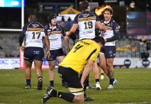 The Brumbies will field the same team that beat the Hurricanes when they face the Chiefs. (Lukas Coch/AAP PHOTOS)
