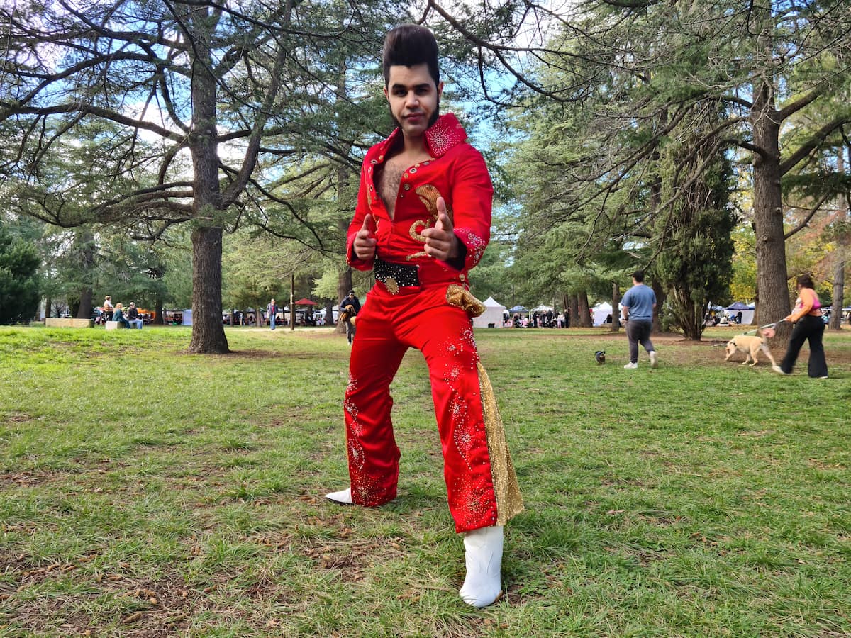 Ancient culture meets Elvis