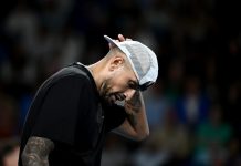 Nick Kyrgios accepts one-month ban for cocaine use Nick Kyrgios has been banned from tennis for one month after failing a drugs test in Mallorca. (Joel Carrett/AAP PHOTOS)