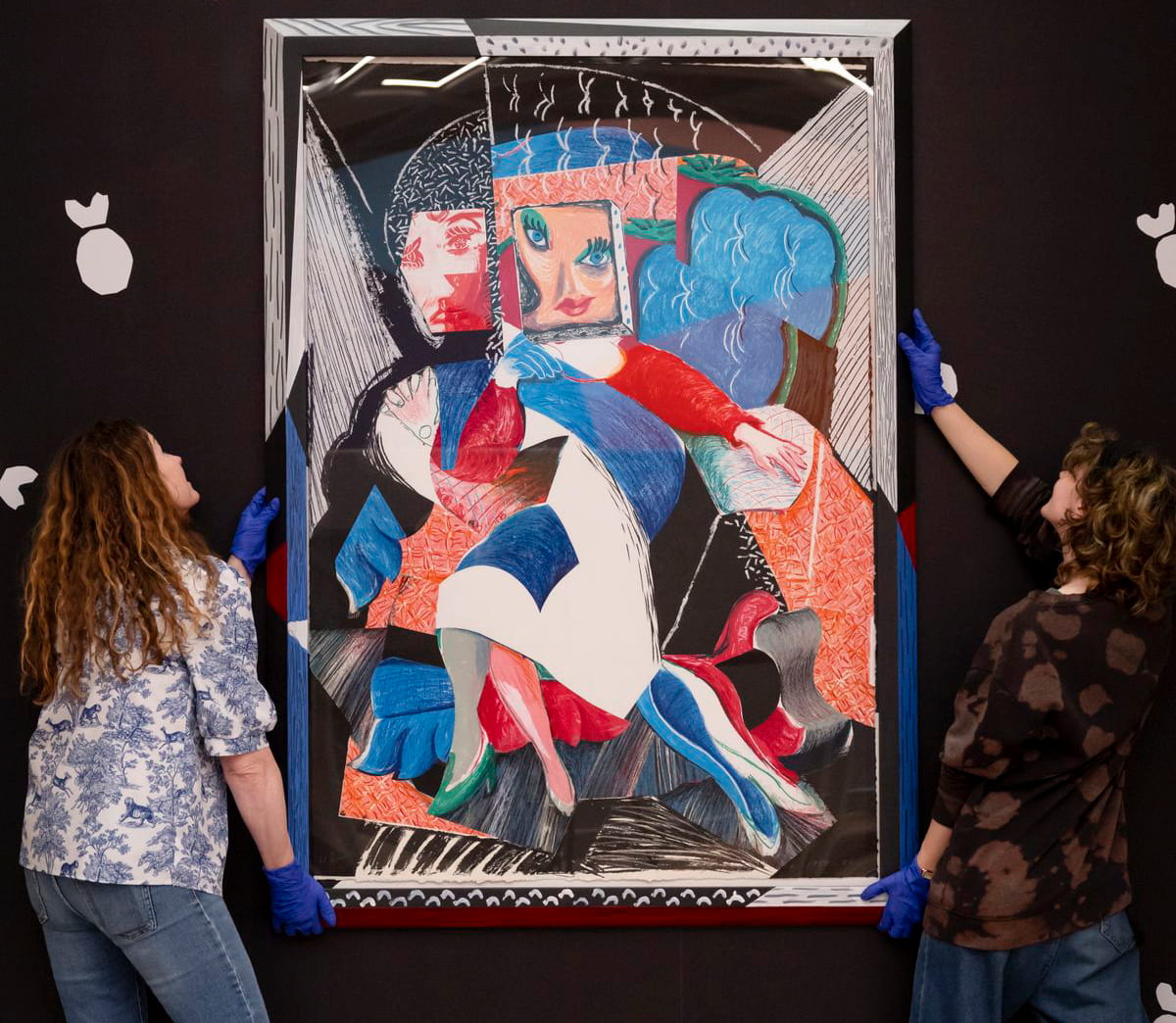 Rare glimpse of celebrated artist at the NGA