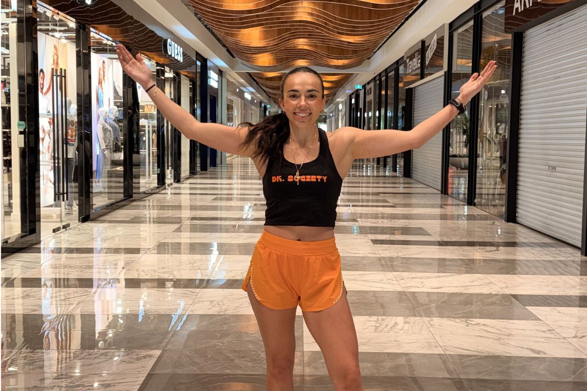 Shopping centre fun run